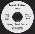 East Carolina University Spring Choral Concert. April 9, 2006.